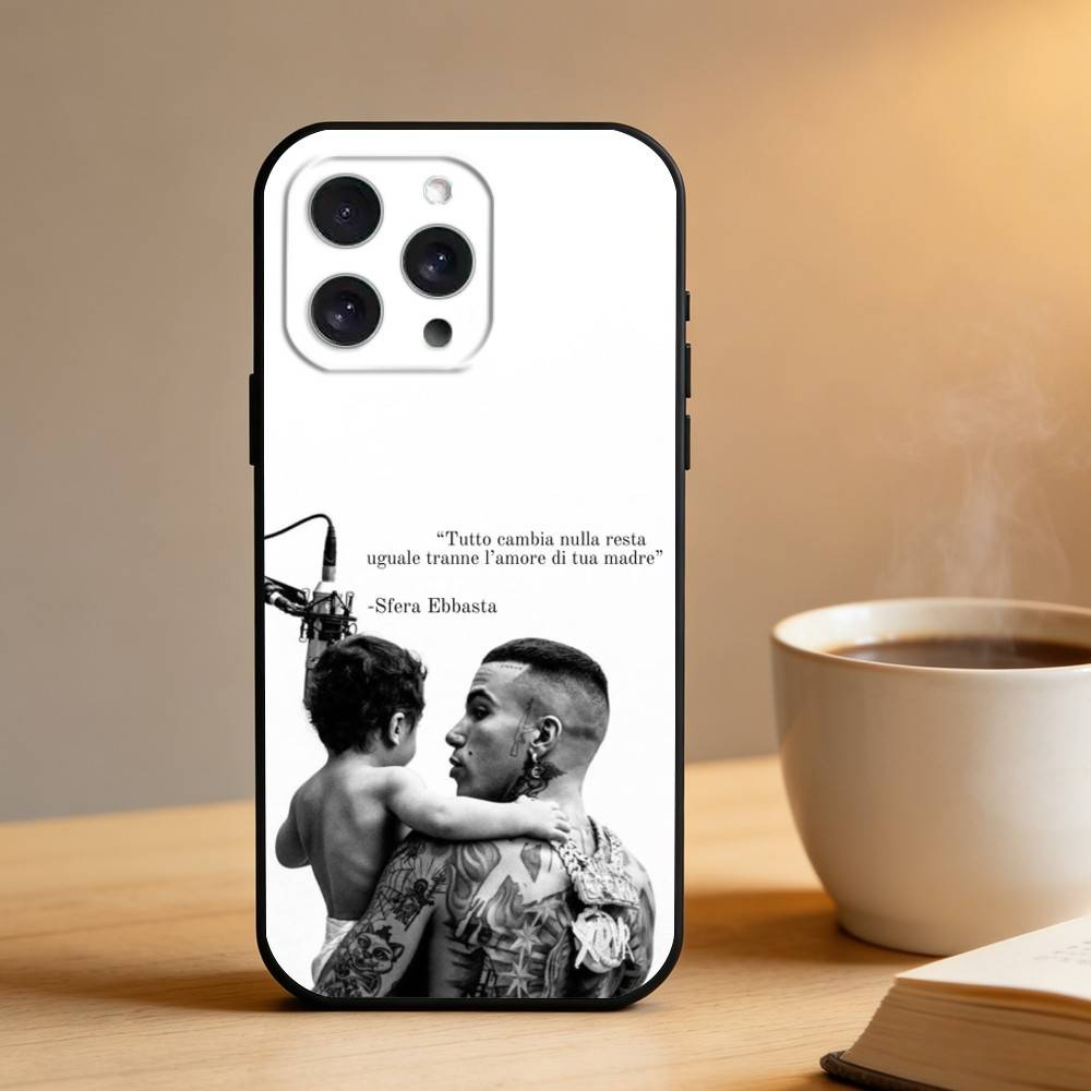 Rapper S-Sfera Ebbasta Phone Case For iPhone 17 16 15 14 13 12 Max Plus Silicone Black Cover iPhone15
Rapper S-Sfera Ebbasta Phone Case For iPhone 17 16 15 14 13 12 Max Plus Silicone Black Cover iPhone15