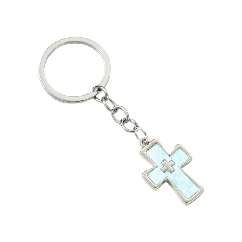 Unique Double Crucifix Keychain Lightweight Alloy Key Organiser Bag Hanging Accessory for Gifts and Daily Fashion синій
Unique Double Crucifix Keychain Lightweight Alloy Key Organiser Bag Hanging Accessory for Gifts and Daily Fashion синій