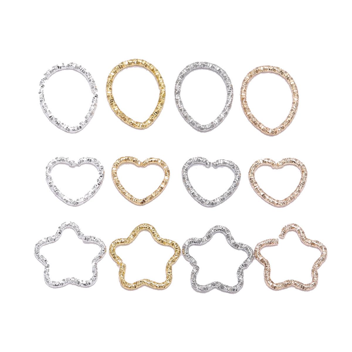 Five-Pointed Star Embossed Twist Ring - DIY Jewelry Accessory 10 pcs each model, 30 pcs/bag
Five-Pointed Star Embossed Twist Ring - DIY Jewelry Accessory 10 pcs each model, 30 pcs/bag