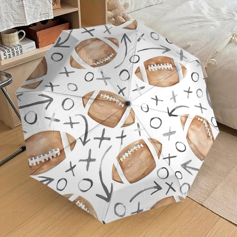 Football Patterned Umbrella: Automatic Opening & Closing, Foldable Design, Outdoor, Ideal Gift for Fans & Travelers1125001a
Football Patterned Umbrella: Automatic Opening & Closing, Foldable Design, Outdoor, Ideal Gift for Fans & Travelers1125001a