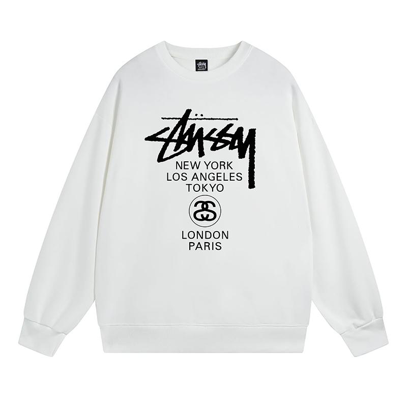 Stussy 2023, осенне-зимний мужской и женский свитер свободного кроя с круглым вырезом и принтом Stussy World Tour
Stussy 2023, осенне-зимний мужской и женский свитер свободного кроя с круглым вырезом и принтом Stussy World Tour