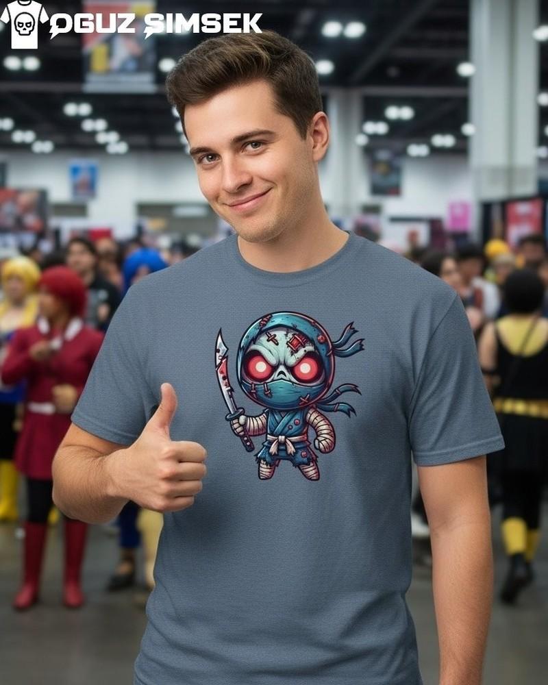 Страшная футболка ниндзя – Милый зомби-воин с мечом, дизайн на Хэллоуин 4XL
Страшная футболка ниндзя – Милый зомби-воин с мечом, дизайн на Хэллоуин 4XL