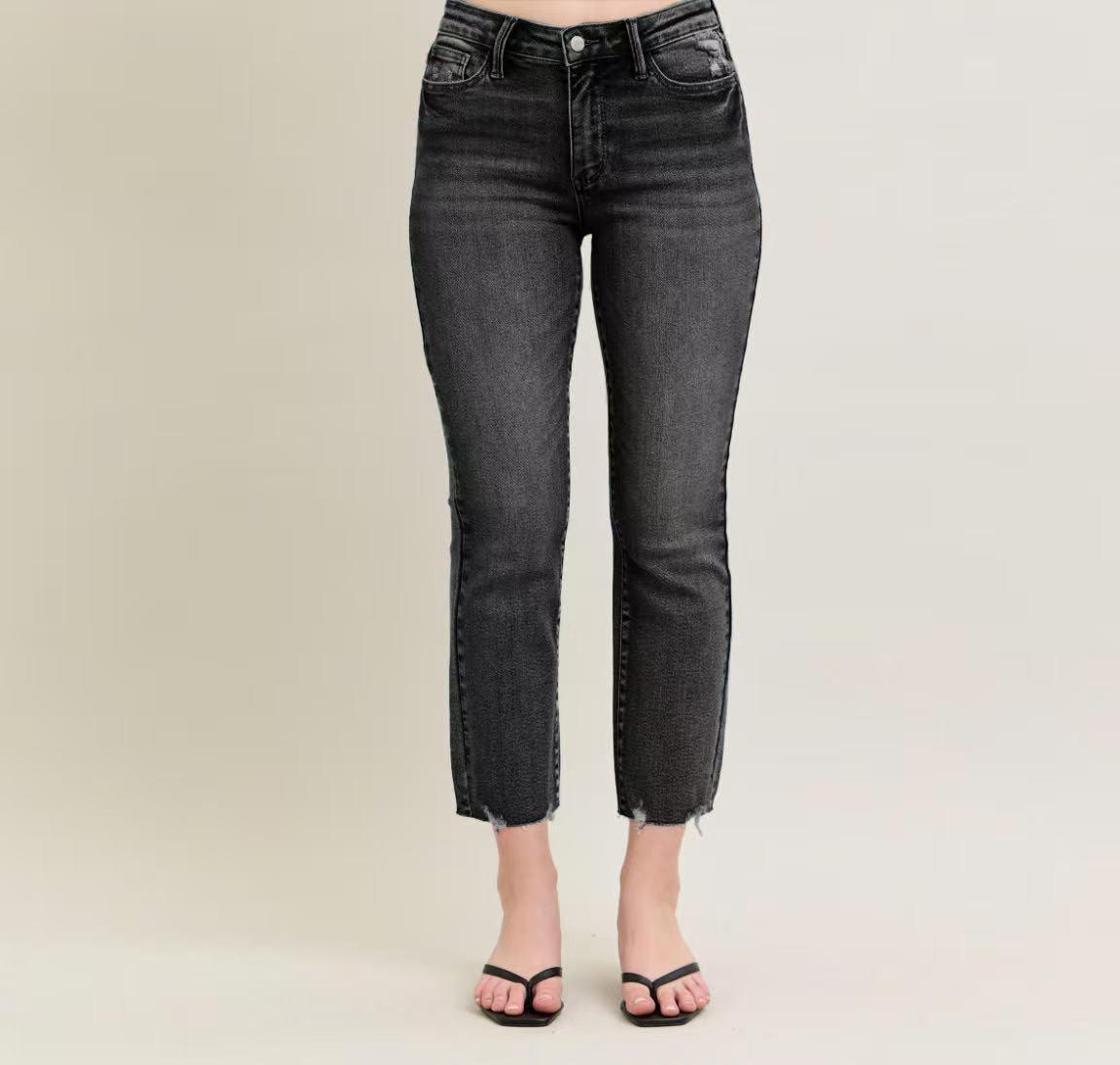 2025 Retro Slim Fit Cropped Stretch Straight Leg Jeans – European American Style XXL чорний
2025 Retro Slim Fit Cropped Stretch Straight Leg Jeans – European American Style XXL чорний