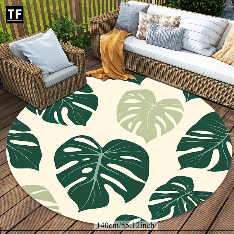 1PC Crystal Velvet Leaf Round Mat, Fresh Spring Design, Easy-Clean, Natural & Stylish for Home 60cm
1PC Crystal Velvet Leaf Round Mat, Fresh Spring Design, Easy-Clean, Natural & Stylish for Home 60cm