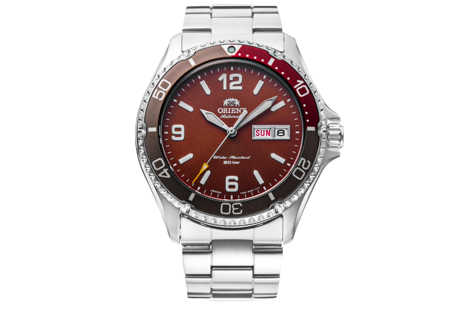Orient Mako-3 Japanese Automatic/Hand-Winded 200m Diver Style Watch Matte Red, Diver.
Orient Mako-3 Japanese Automatic/Hand-Winded 200m Diver Style Watch Matte Red, Diver.