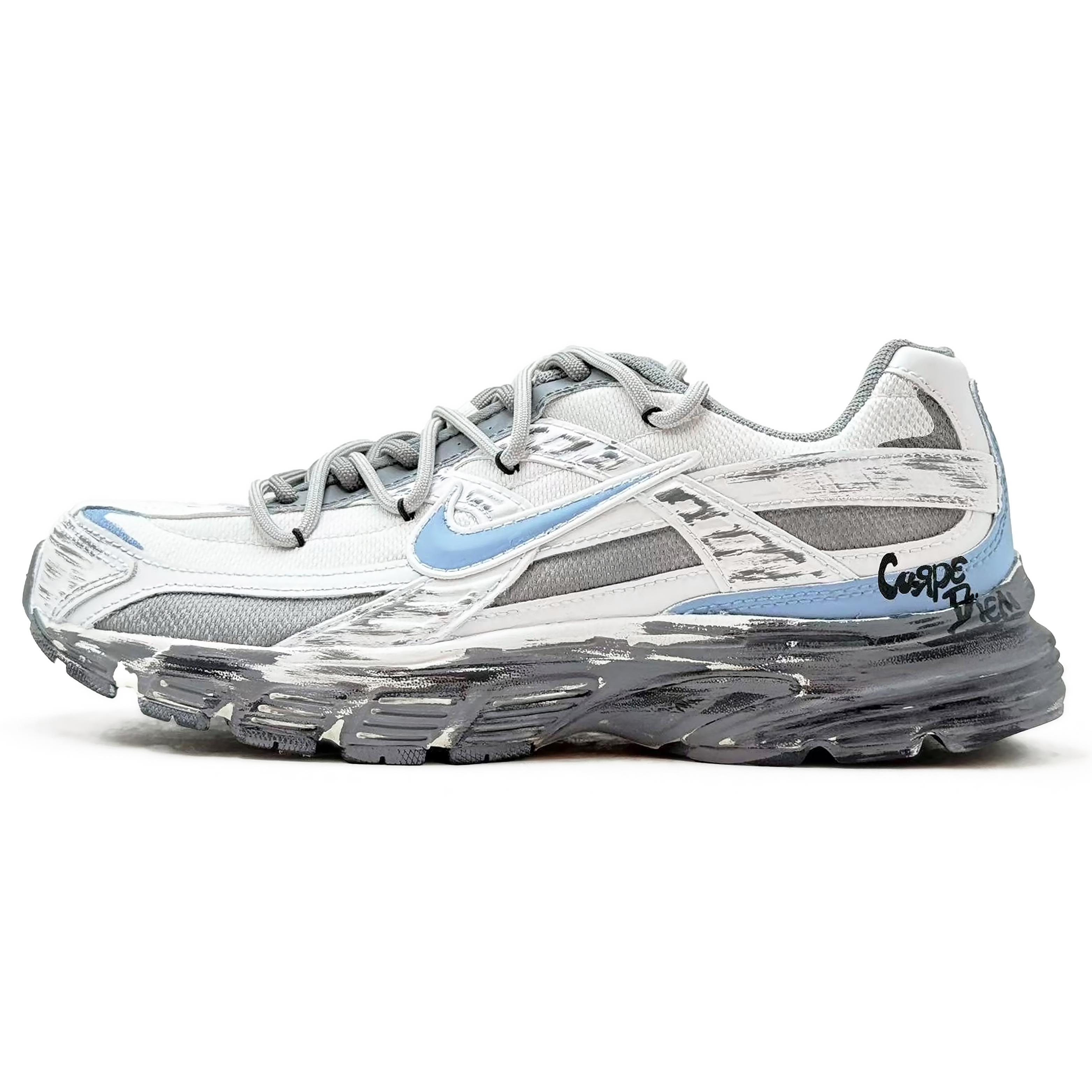 Nike Initiator Leather, Mesh Abrasion Resistant Slip Resistant Low top Casual Running Shoes Men s Blue Gray 394055-100(Team92-) 44.5
Nike Initiator Leather, Mesh Abrasion Resistant Slip Resistant Low top Casual Running Shoes Men s Blue Gray 394055-100(Team92-) 44.5