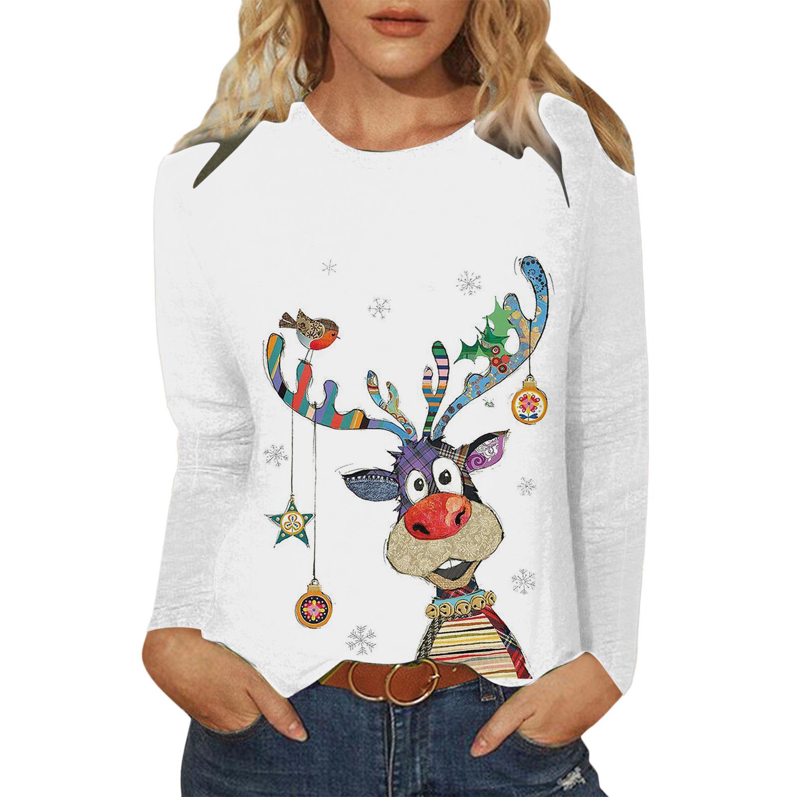 Женские осенние топы, свободные кошачьи рождественские элементы, принт, повседневная футболка с длинными рукавами, топ, блузка 8XL белый
Женские осенние топы, свободные кошачьи рождественские элементы, принт, повседневная футболка с длинными рукавами, топ, блузка 8XL белый