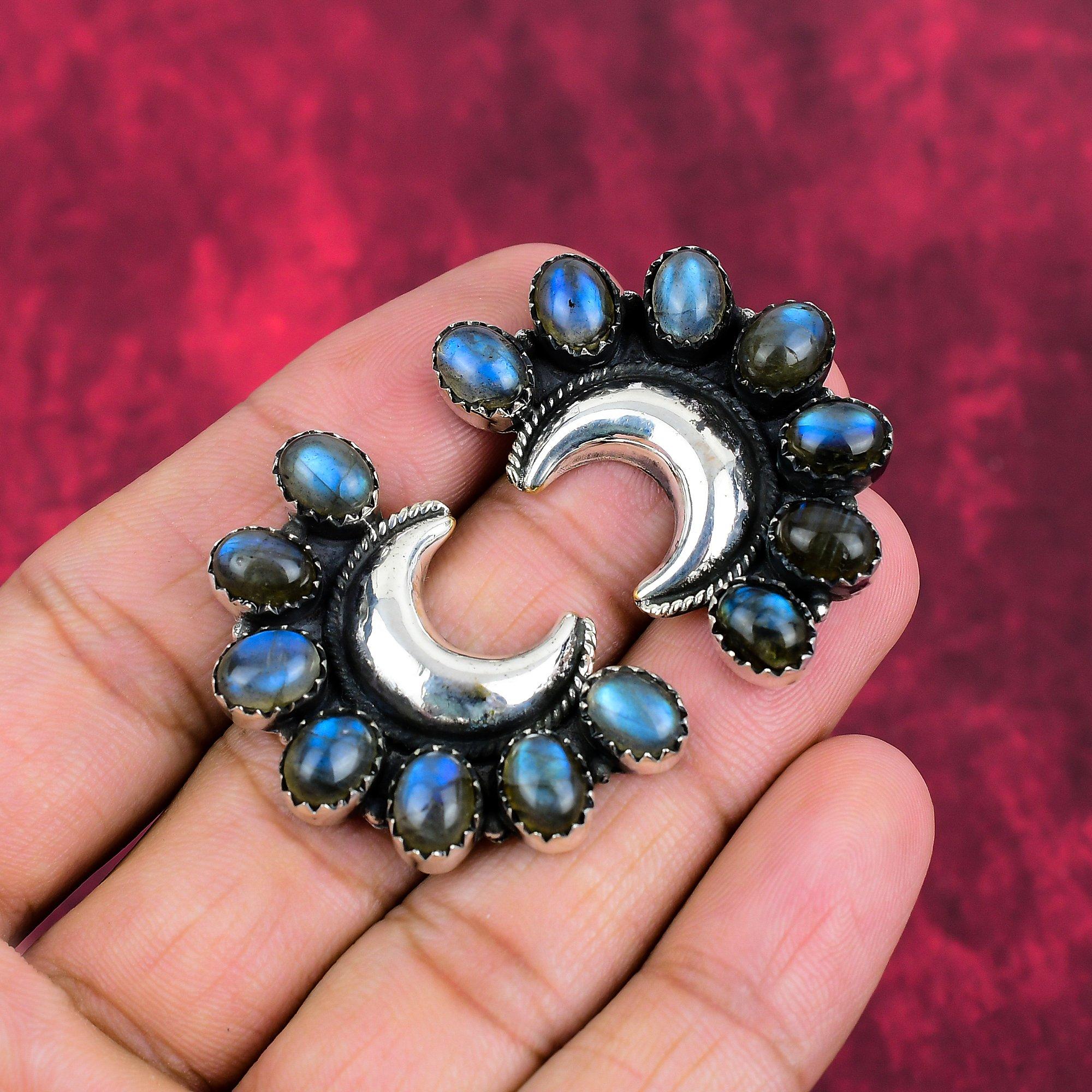 Великолепные серьги с драгоценным камнем лабрадоритом из чистого серебра 925 пробы, замечательные украшения ручной работы, серьги AAA+ для любви 1.57 Inches синий
Великолепные серьги с драгоценным камнем лабрадоритом из чистого серебра 925 пробы, замечательные украшения ручной работы, серьги AAA+ для любви 1.57 Inches синий