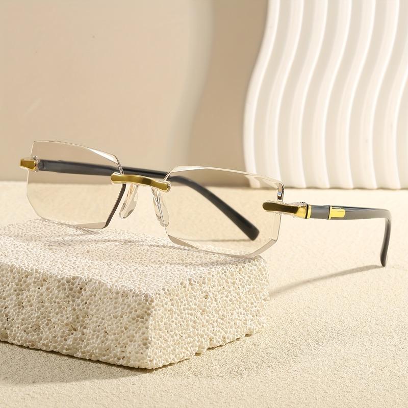 1pcs New Unisex Rimless Rectangle Glasses Polygonal & Cheetah Decor Simple & Versatile For Couples, Parties & Daily Wear белый
1pcs New Unisex Rimless Rectangle Glasses Polygonal & Cheetah Decor Simple & Versatile For Couples, Parties & Daily Wear белый