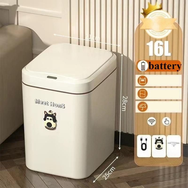 Induction Trash Can Large Capacity Antibacterial Trash Bin Household Food Waste Disposal Garbage Bin Kitchen Clean Accessories
Induction Trash Can Large Capacity Antibacterial Trash Bin Household Food Waste Disposal Garbage Bin Kitchen Clean Accessories