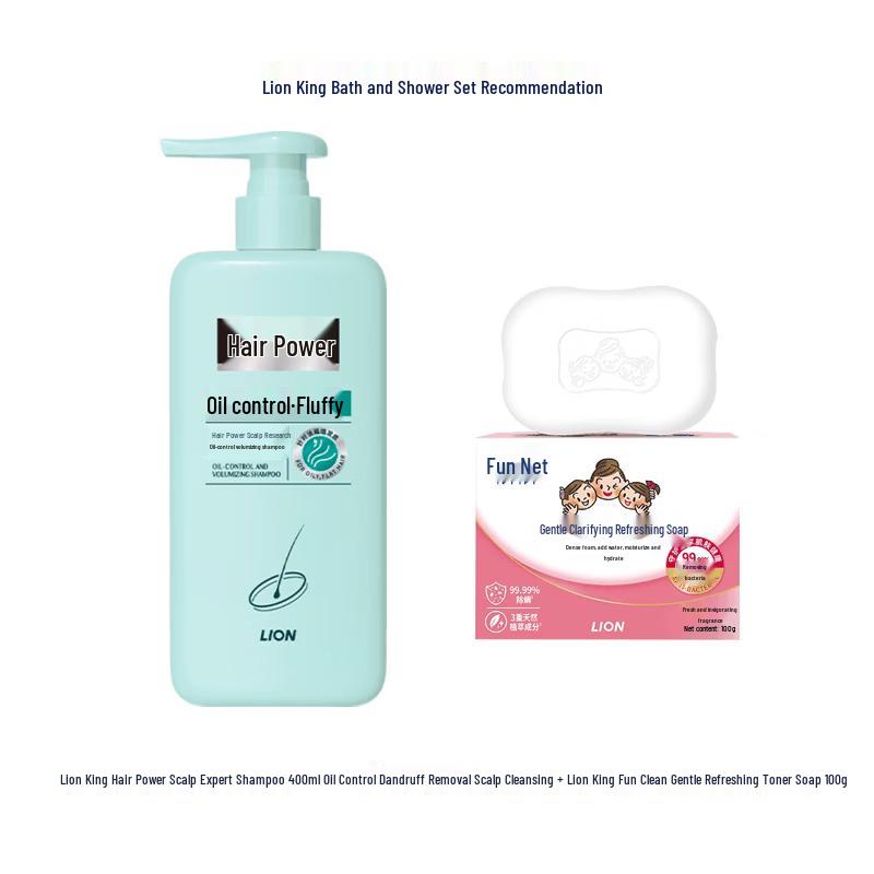Lion Scalp Care Shampoo & Gentle Cleansing Soap Set
Lion Scalp Care Shampoo & Gentle Cleansing Soap Set