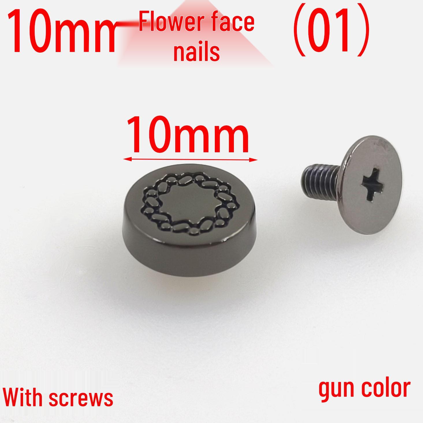 10MM Decorative Flower Head Nails for Luggage Hardware
10MM Decorative Flower Head Nails for Luggage Hardware