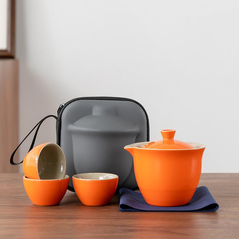 1 Pot+3 Cups Kung Fu Tea Set, Kuaike Cup, Portable Travel Tea Set, Outdoor Tea Cup, Activity Gift Cup Set помаранчевий
1 Pot+3 Cups Kung Fu Tea Set, Kuaike Cup, Portable Travel Tea Set, Outdoor Tea Cup, Activity Gift Cup Set помаранчевий