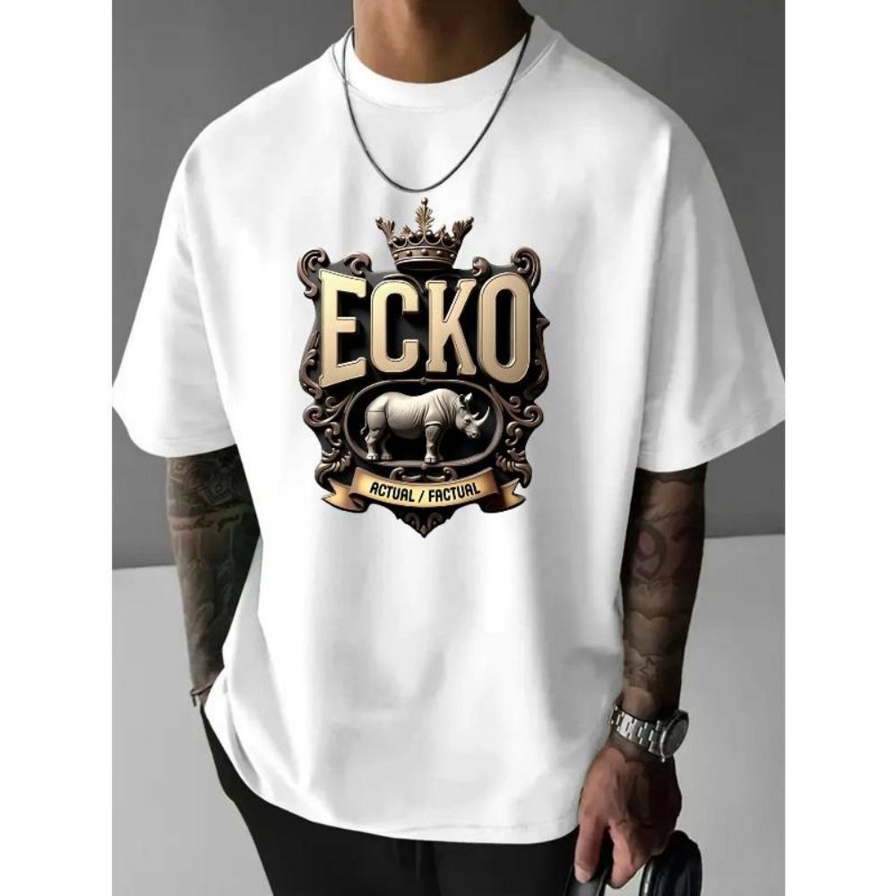 European Sizes Unique Design with Rhinoceros Illustration Banner - Trendy Casual Short Sleeve Mens T-Shirt for Everyday Wear and Stylish Outings S чёрный
European Sizes Unique Design with Rhinoceros Illustration Banner - Trendy Casual Short Sleeve Mens T-Shirt for Everyday Wear and Stylish Outings S чёрный