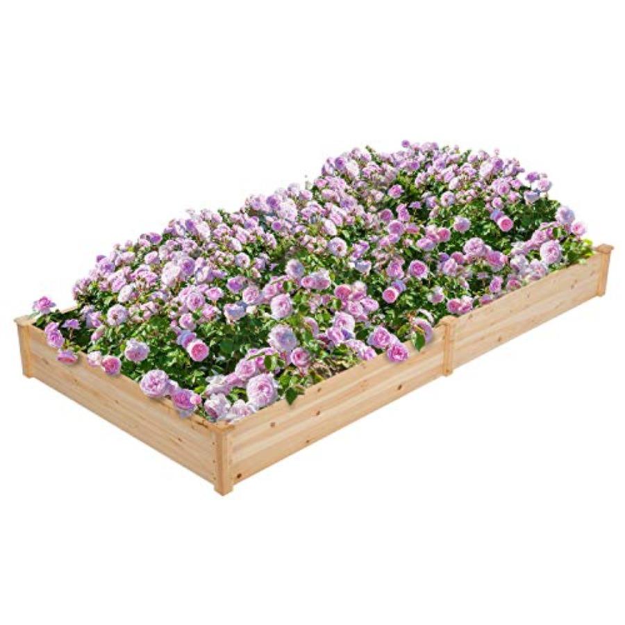 8×4ft Horticulture Raised Garden Bed 93 x 48 x 10in Wooden Planting Box for Backyard/Patio Outdoor Natural Wood Color Durable a United States
8×4ft Horticulture Raised Garden Bed 93 x 48 x 10in Wooden Planting Box for Backyard/Patio Outdoor Natural Wood Color Durable a United States