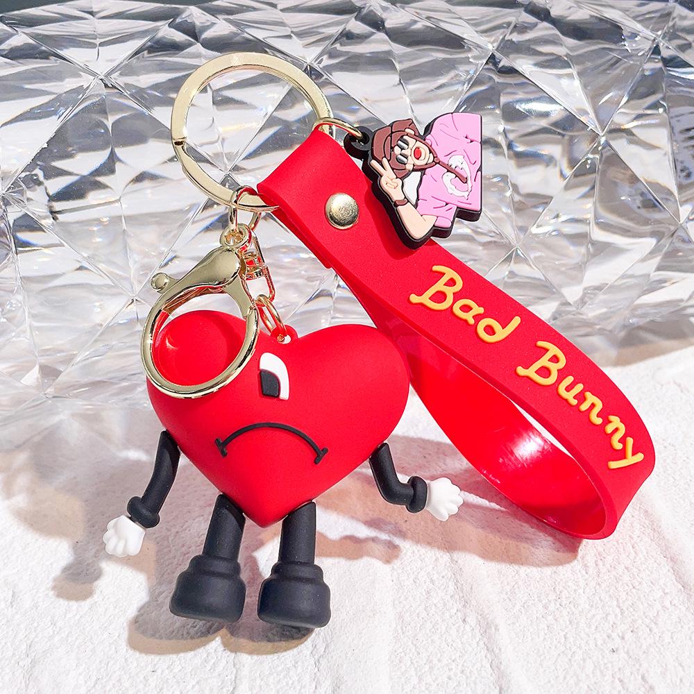 Charming Bad Bunny Soft Rubber Keychain: Cute, Personalized Pendant
Charming Bad Bunny Soft Rubber Keychain: Cute, Personalized Pendant