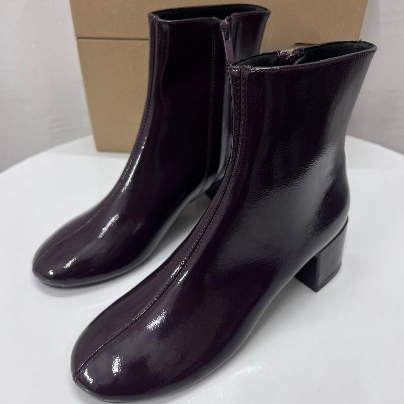 Autumn Women Ankle Boots Retro Wine Red Patent Leather Round Toe Block Heel Size Zipper Booties Design Shoes for Lady 40 вина червоного кольору
Autumn Women Ankle Boots Retro Wine Red Patent Leather Round Toe Block Heel Size Zipper Booties Design Shoes for Lady 40 вина червоного кольору