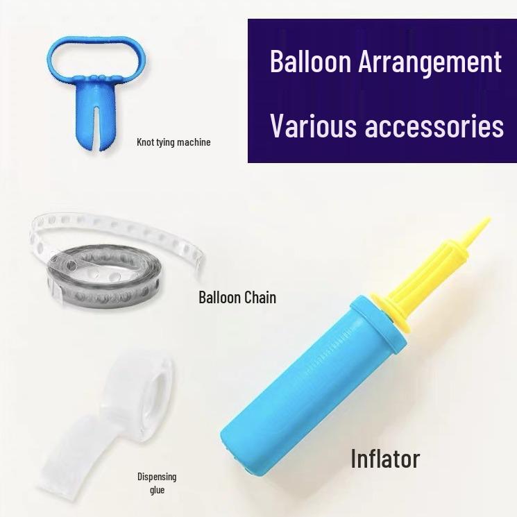 Wedding & Anniversary Balloon Decoration Kit: Knotter, Glue Dots, Plum Blossom Clips, Tape, Ribbon
Wedding & Anniversary Balloon Decoration Kit: Knotter, Glue Dots, Plum Blossom Clips, Tape, Ribbon