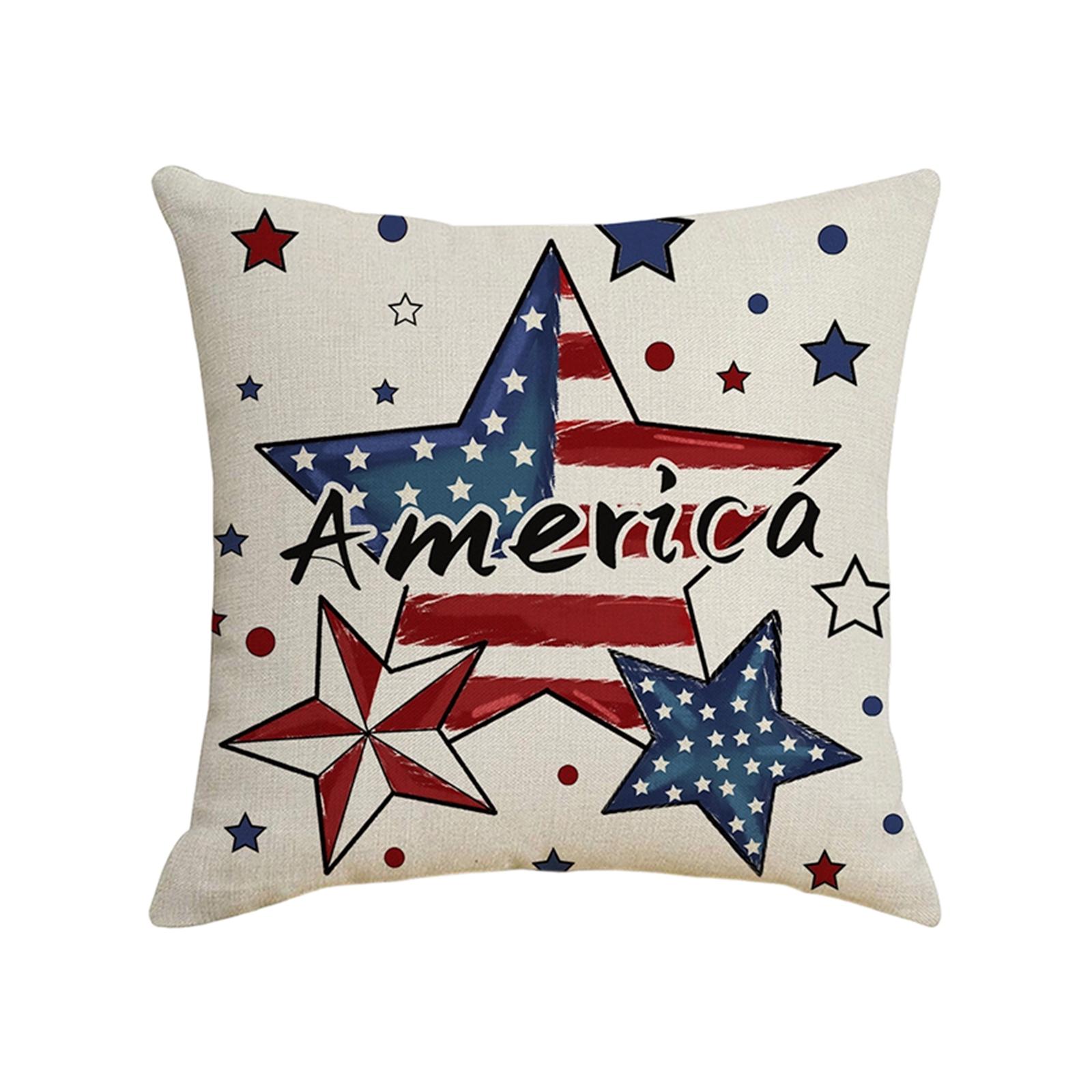 Square Throw Pillow Cover Decorative Linen Cushion Case God Bless America Letter Print Bowknot Design for Sofa Bed Chair Home Office One Size
Square Throw Pillow Cover Decorative Linen Cushion Case God Bless America Letter Print Bowknot Design for Sofa Bed Chair Home Office One Size