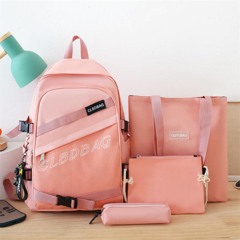 4 pcs Male college student with backpack High quality elementary school backpack Simple and versatile large capacity backpack Women s backpack 4pcs set
4 pcs Male college student with backpack High quality elementary school backpack Simple and versatile large capacity backpack Women s backpack 4pcs set
