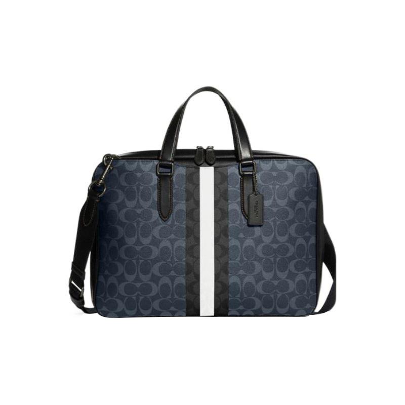 COACH handbag Graham 39 Classic Presbyopia Stripe Large Capacity Zipper Closure Detachable Shoulder Strap Artificial Leather Shoulder Hand Crossbody синій
COACH handbag Graham 39 Classic Presbyopia Stripe Large Capacity Zipper Closure Detachable Shoulder Strap Artificial Leather Shoulder Hand Crossbody синій