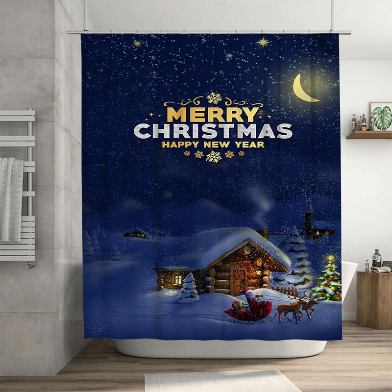 Tuniu Festive Christmas Cabin Winter Scene Shower Curtain Magical Holiday Forest Home Decor Cozy Rustic Lodge Bathroom Set Water W60H190(CM)-1 Pcs
Tuniu Festive Christmas Cabin Winter Scene Shower Curtain Magical Holiday Forest Home Decor Cozy Rustic Lodge Bathroom Set Water W60H190(CM)-1 Pcs