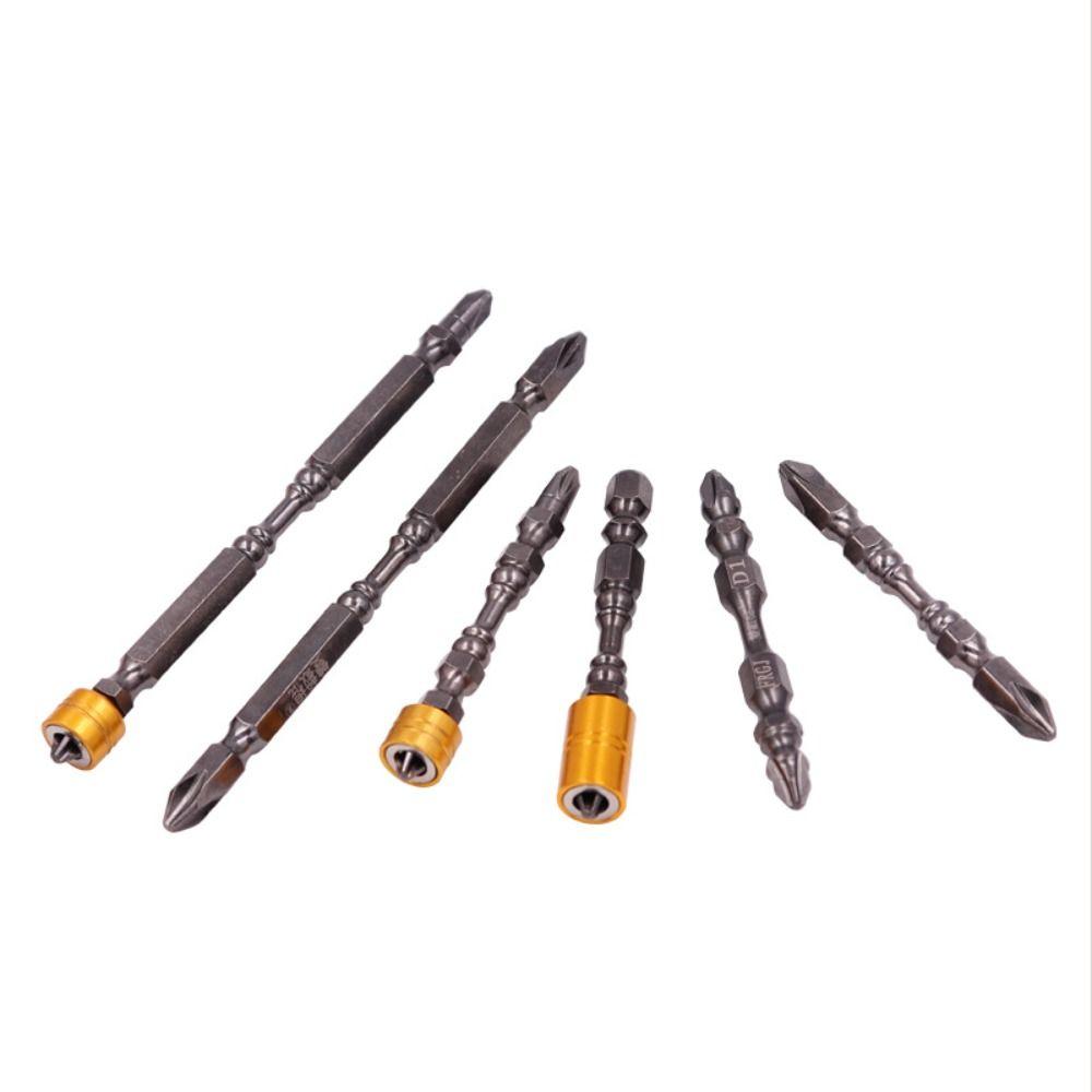 Double Head Magnetic Rings Cross Head Screwdriver Bit Electric Screwdriver Phillips Screw Driver 110mm
Double Head Magnetic Rings Cross Head Screwdriver Bit Electric Screwdriver Phillips Screw Driver 110mm