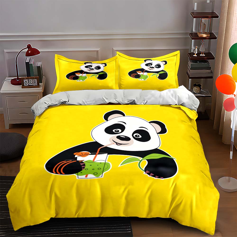 Panda enjoying drink. Bedding Duvet cover sets Duvet covers Pillowcases gifts (1 * Duvet Cover 2 * Pillowcases, without duvet insert) 135x200cm
Panda enjoying drink. Bedding Duvet cover sets Duvet covers Pillowcases gifts (1 * Duvet Cover 2 * Pillowcases, without duvet insert) 135x200cm