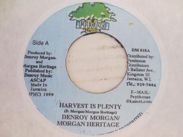 7inch Record DENROY MORGAN / MORGAN HERITAGE, TO - Harvest Is Plenty / Lost Your Chara DM018 HMG Records 1999 Jamaica Reggae, Ska & Dub Used
7inch Record DENROY MORGAN / MORGAN HERITAGE, TO - Harvest Is Plenty / Lost Your Chara DM018 HMG Records 1999 Jamaica Reggae, Ska & Dub Used