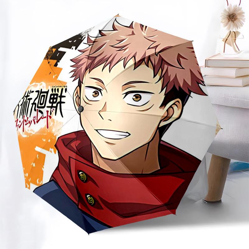 1pc Jujutsu Kaisen Phantom Troupe Logo Umbrella: Automatic Opening/Closing, Portable 3-Fold Design, 8-Bone Iron Frame, Outdoor Umbrella, Perfect Gift
1pc Jujutsu Kaisen Phantom Troupe Logo Umbrella: Automatic Opening/Closing, Portable 3-Fold Design, 8-Bone Iron Frame, Outdoor Umbrella, Perfect Gift