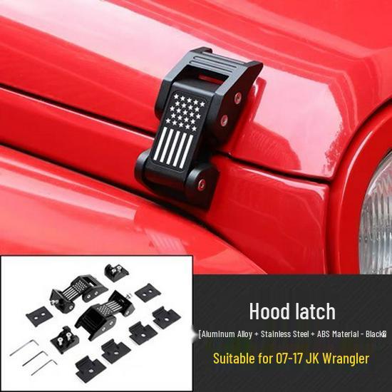 Compatible Hood Lock Latch for 07-25 Jeep Wrangler JK JL & Gladiator JT чорний
Compatible Hood Lock Latch for 07-25 Jeep Wrangler JK JL & Gladiator JT чорний