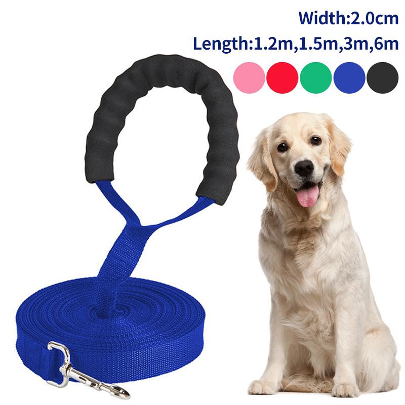 4 Sizes Dog Leash Pet Leashs with Comfortable Sponge Handle Pet Leashs Blet Outdoor Training Dog Accessories Dogs Product S-1.2M
4 Sizes Dog Leash Pet Leashs with Comfortable Sponge Handle Pet Leashs Blet Outdoor Training Dog Accessories Dogs Product S-1.2M