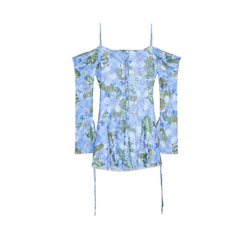 Summer New Arrival Women s Clothing Long Sleeves off-the-Shoulder Print Silk Net Bows Straight Collar Short Dress 5039135 Deep purple L
Summer New Arrival Women s Clothing Long Sleeves off-the-Shoulder Print Silk Net Bows Straight Collar Short Dress 5039135 Deep purple L