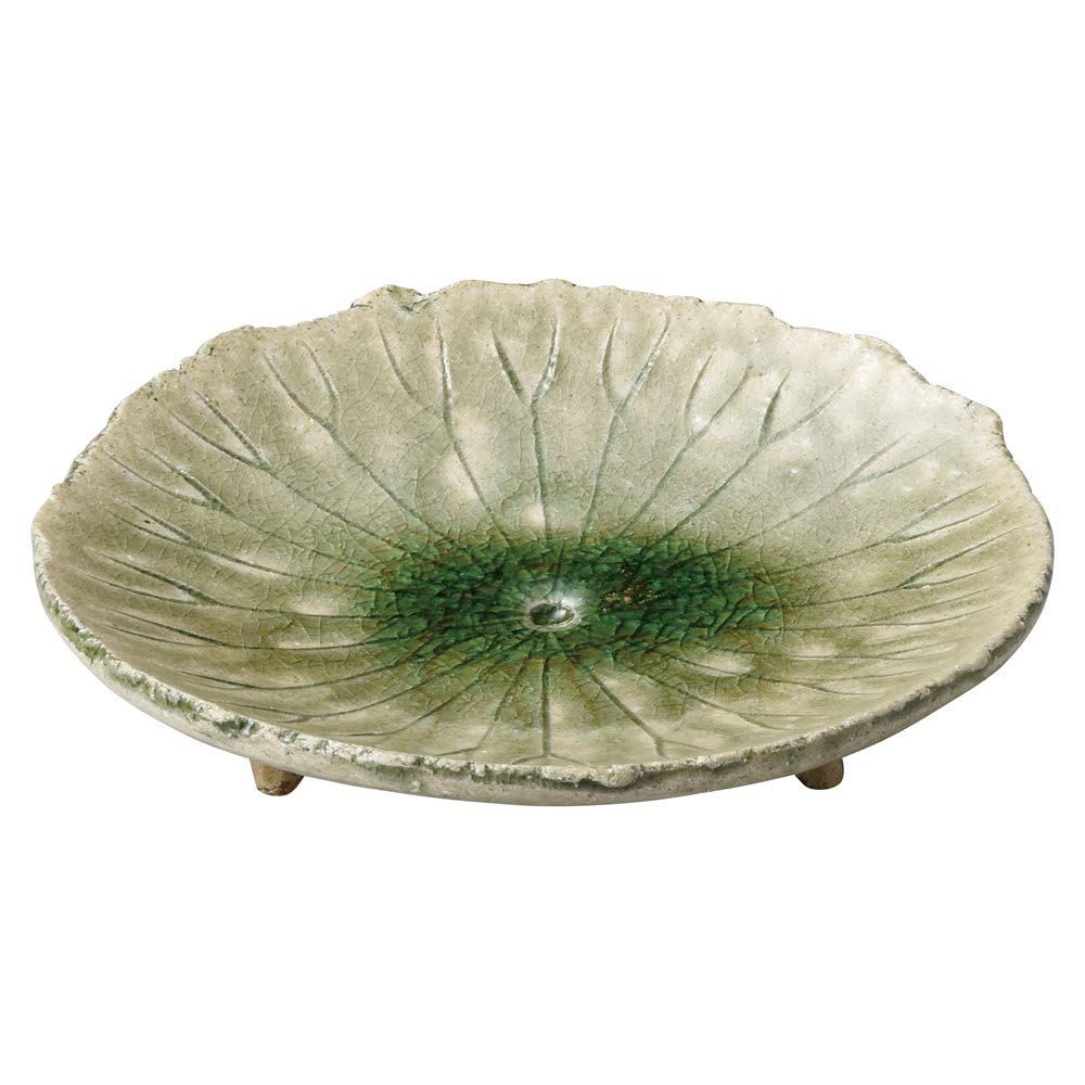 Marui Seito Shigaraki Ware Hechimon Serving Plate with Legs Lotus Leaf Diameter 17cm Made in Japan Approx. MR-3-3057
Marui Seito Shigaraki Ware Hechimon Serving Plate with Legs Lotus Leaf Diameter 17cm Made in Japan Approx. MR-3-3057