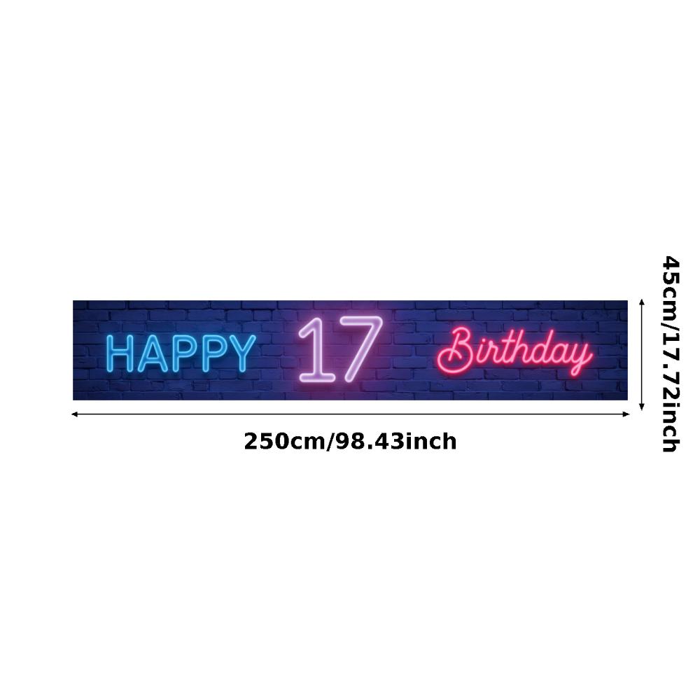 LED Lights Birthday Decoration Banner Neon Birthday Sign Birthday Neon Sign for Party Background
LED Lights Birthday Decoration Banner Neon Birthday Sign Birthday Neon Sign for Party Background