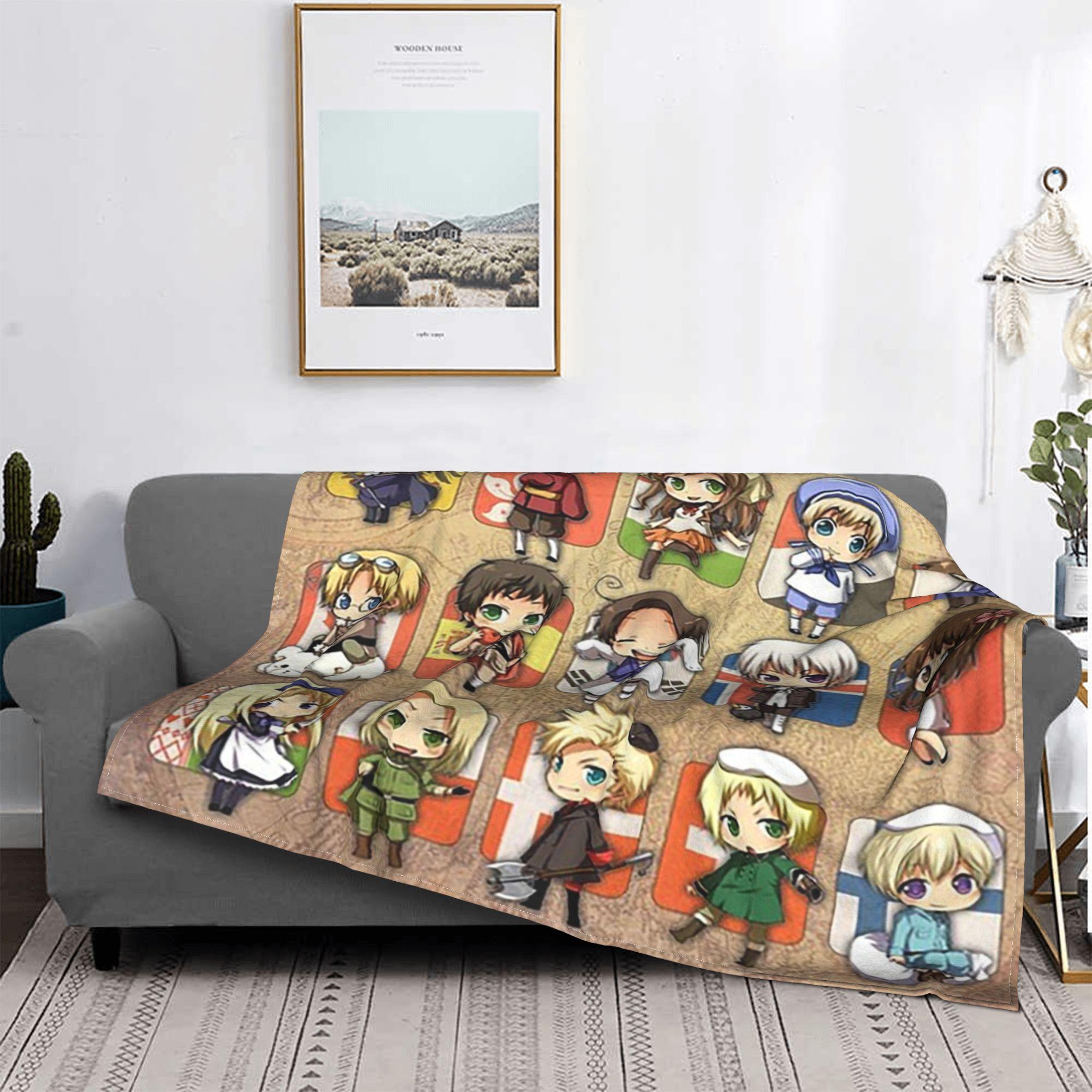 Hetalia Group Blankets Lightweight Flannel Sofa Throw Blanket for Couch Bedding Travel Throws Bedspread Quilt 30x40in
Hetalia Group Blankets Lightweight Flannel Sofa Throw Blanket for Couch Bedding Travel Throws Bedspread Quilt 30x40in