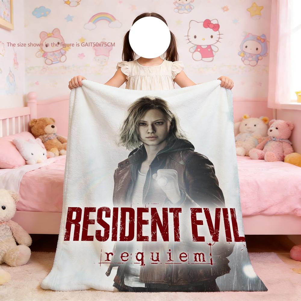 R-Resident E-Evil Игра Реквием Плед Для Мягкого Пледа для Пикника Кровати Дивана Домашней Спальни Уютный Теплый Комфортный 75x90cm
R-Resident E-Evil Игра Реквием Плед Для Мягкого Пледа для Пикника Кровати Дивана Домашней Спальни Уютный Теплый Комфортный 75x90cm