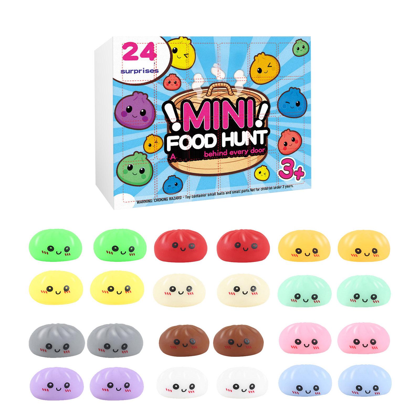 24pcs Squeeze Toy Blind Box Set Soft Squishy Stress Relief Toys with Airplane Box Packaging for Kids and Adults Sensory Play Collection One Size
24pcs Squeeze Toy Blind Box Set Soft Squishy Stress Relief Toys with Airplane Box Packaging for Kids and Adults Sensory Play Collection One Size