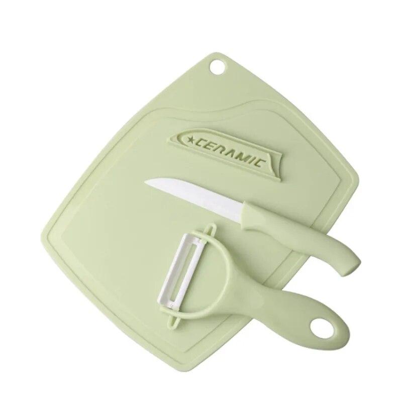 Керамический набор фруктовых ножей, скандинавский цвет, строгальный станок для нарезки дыни, пластиковая разделочная доска, набор из 3 предметов, кухонные аксессуары 6.5inch зелёный
Керамический набор фруктовых ножей, скандинавский цвет, строгальный станок для нарезки дыни, пластиковая разделочная доска, набор из 3 предметов, кухонные аксессуары 6.5inch зелёный