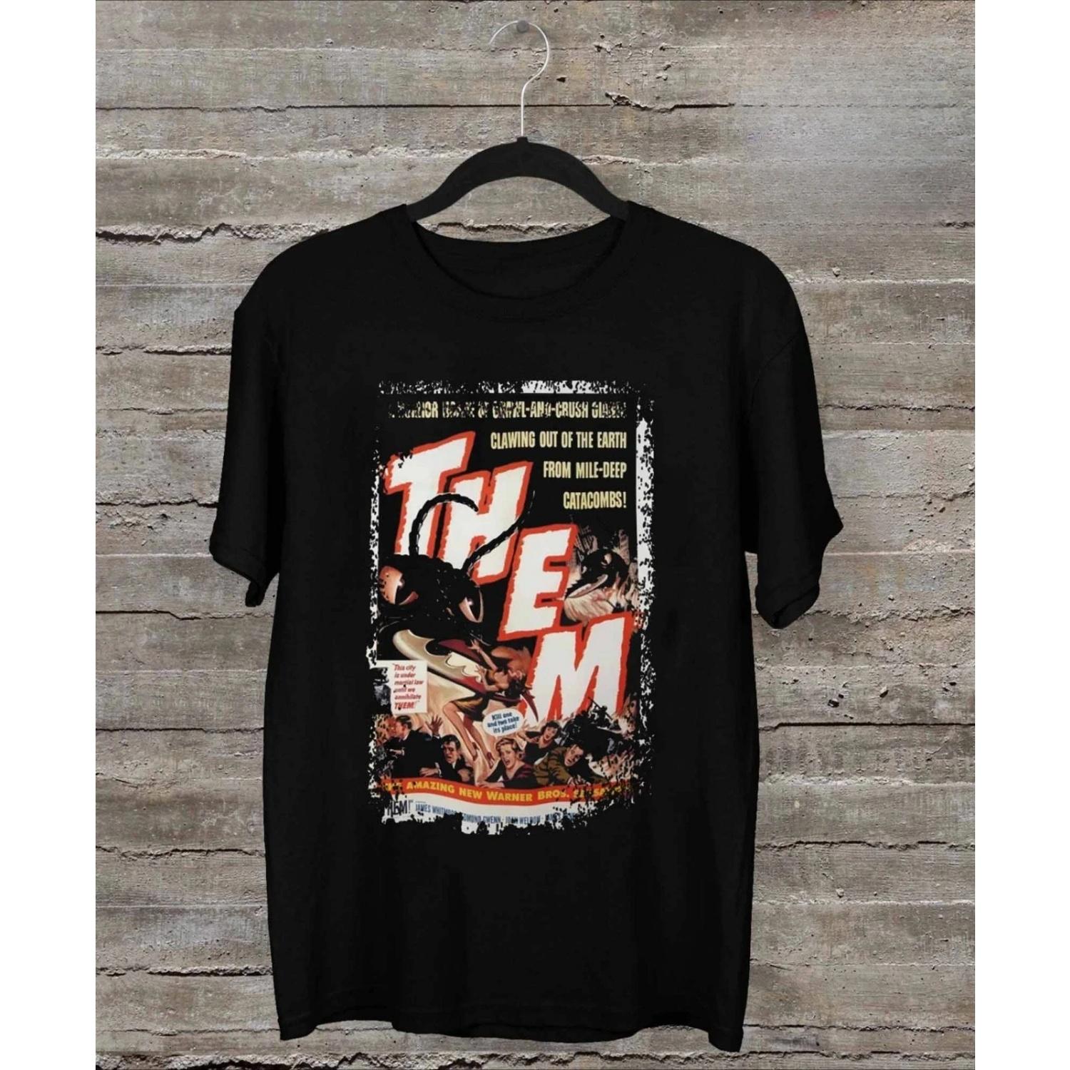 New!! They _(1954) Movie Theme T-shirt, Daily Outdoor Retro Men and Women Fan Printed T-shirt S чёрный
New!! They _(1954) Movie Theme T-shirt, Daily Outdoor Retro Men and Women Fan Printed T-shirt S чёрный