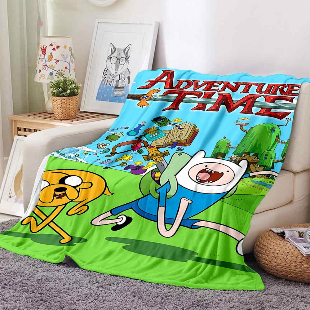 1pc Adventure Time Flannel Throw Blanket - HD Printed Lightweight Soft Warm All-Season Blanket for Sofa, Bed, Travel, Camping 183 130cmx150cm
1pc Adventure Time Flannel Throw Blanket - HD Printed Lightweight Soft Warm All-Season Blanket for Sofa, Bed, Travel, Camping 183 130cmx150cm