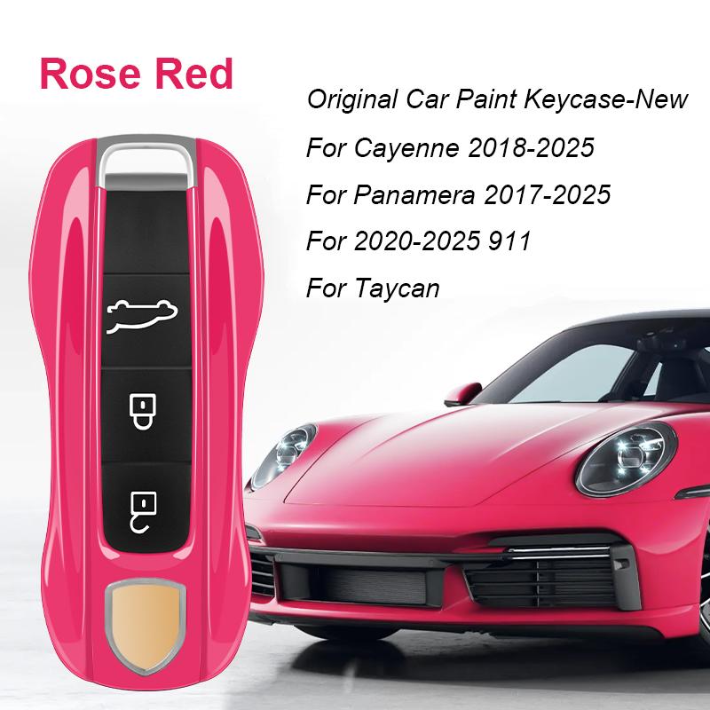 Key Case For Porsche Panamera Spyder Carrera Macan Boxster Cayman Cayenne 911 970 981 991 Smart Remote Key Case Fob Covers Bag (Rose Red,B New) рожевий червоний колір
Key Case For Porsche Panamera Spyder Carrera Macan Boxster Cayman Cayenne 911 970 981 991 Smart Remote Key Case Fob Covers Bag (Rose Red,B New) рожевий червоний колір