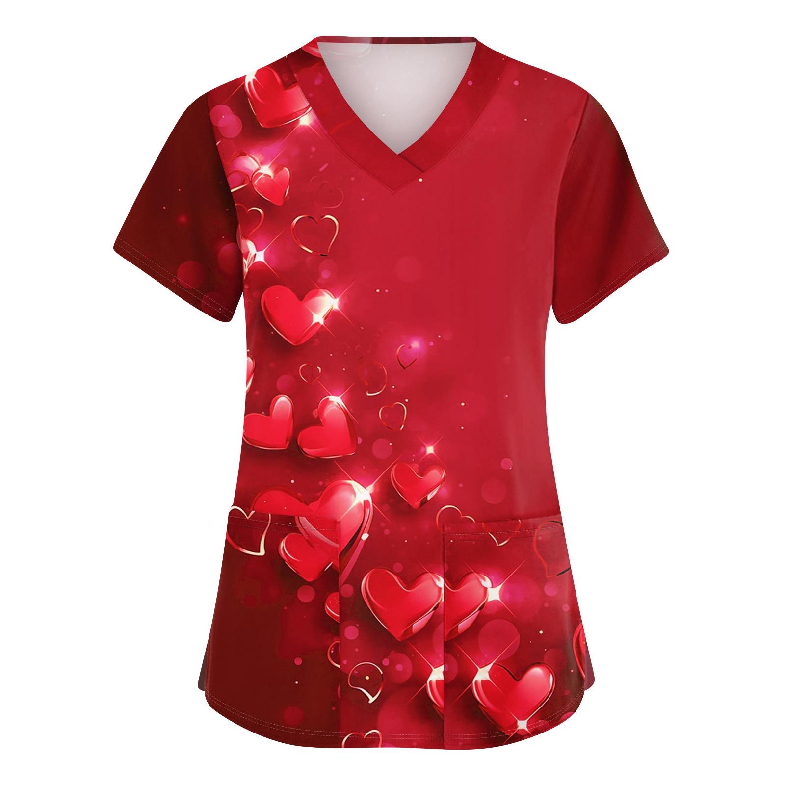 Women s Cute Bow Printed Work Clothes V-neck Double Layer Pockets Basic Short Sleeve Top Pullover XL винный
Women s Cute Bow Printed Work Clothes V-neck Double Layer Pockets Basic Short Sleeve Top Pullover XL винный