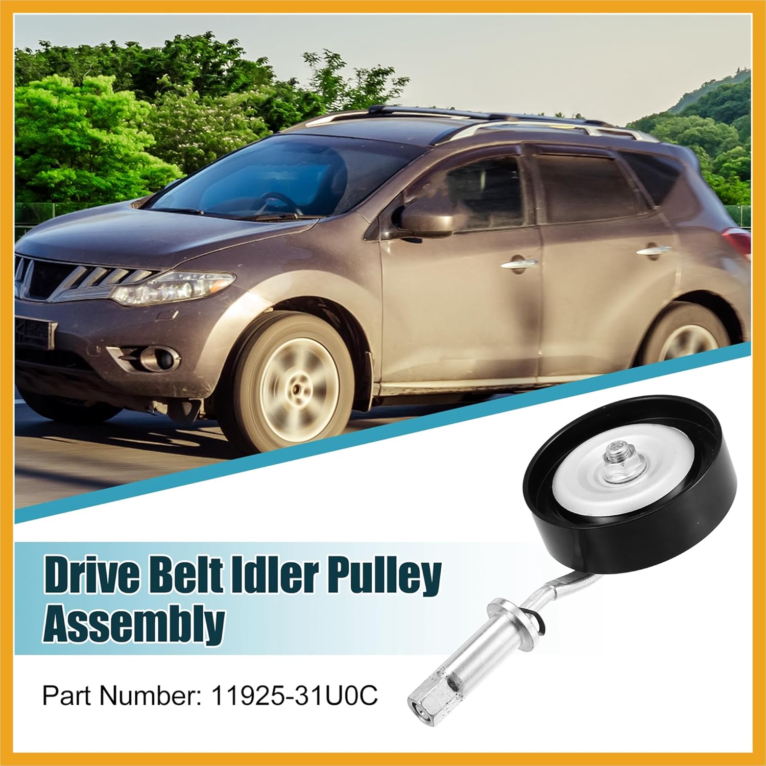 NO. 11925-31U0C Drive Belt Idler Pulley Adjustable Tensioner for Nissan Altima for Nissan Murano for Nissan Quest 04-10 for Nissan Maxima 95-08 for
NO. 11925-31U0C Drive Belt Idler Pulley Adjustable Tensioner for Nissan Altima for Nissan Murano for Nissan Quest 04-10 for Nissan Maxima 95-08 for