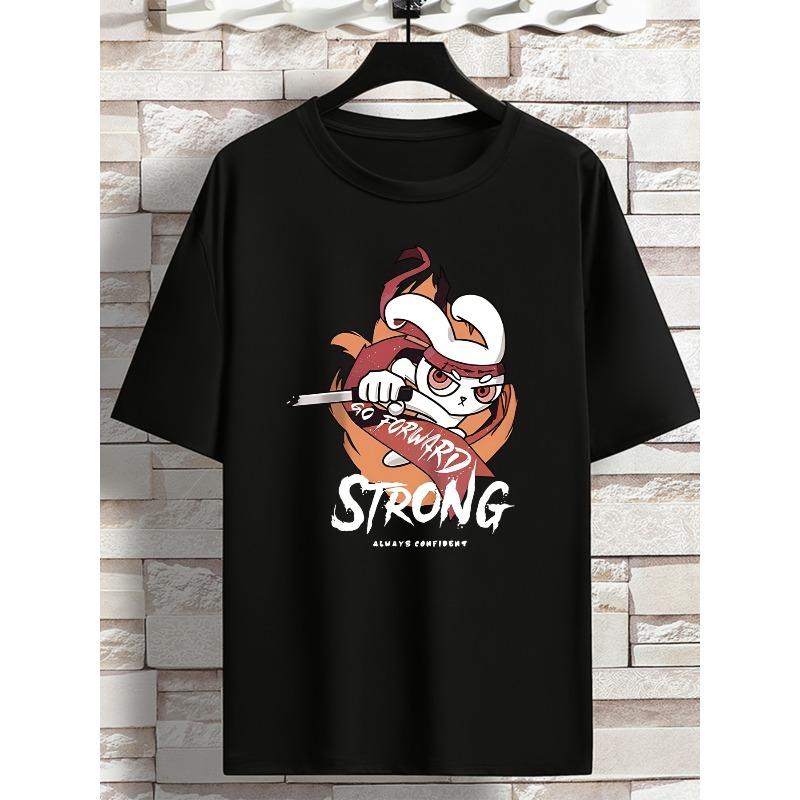 European sizes Summer Short Sleeve T-shirt New Year Fashion Print Male Youth Spring/Summer Round Neck Plus Widening Casual Versatile Top 2XL чёрный
European sizes Summer Short Sleeve T-shirt New Year Fashion Print Male Youth Spring/Summer Round Neck Plus Widening Casual Versatile Top 2XL чёрный