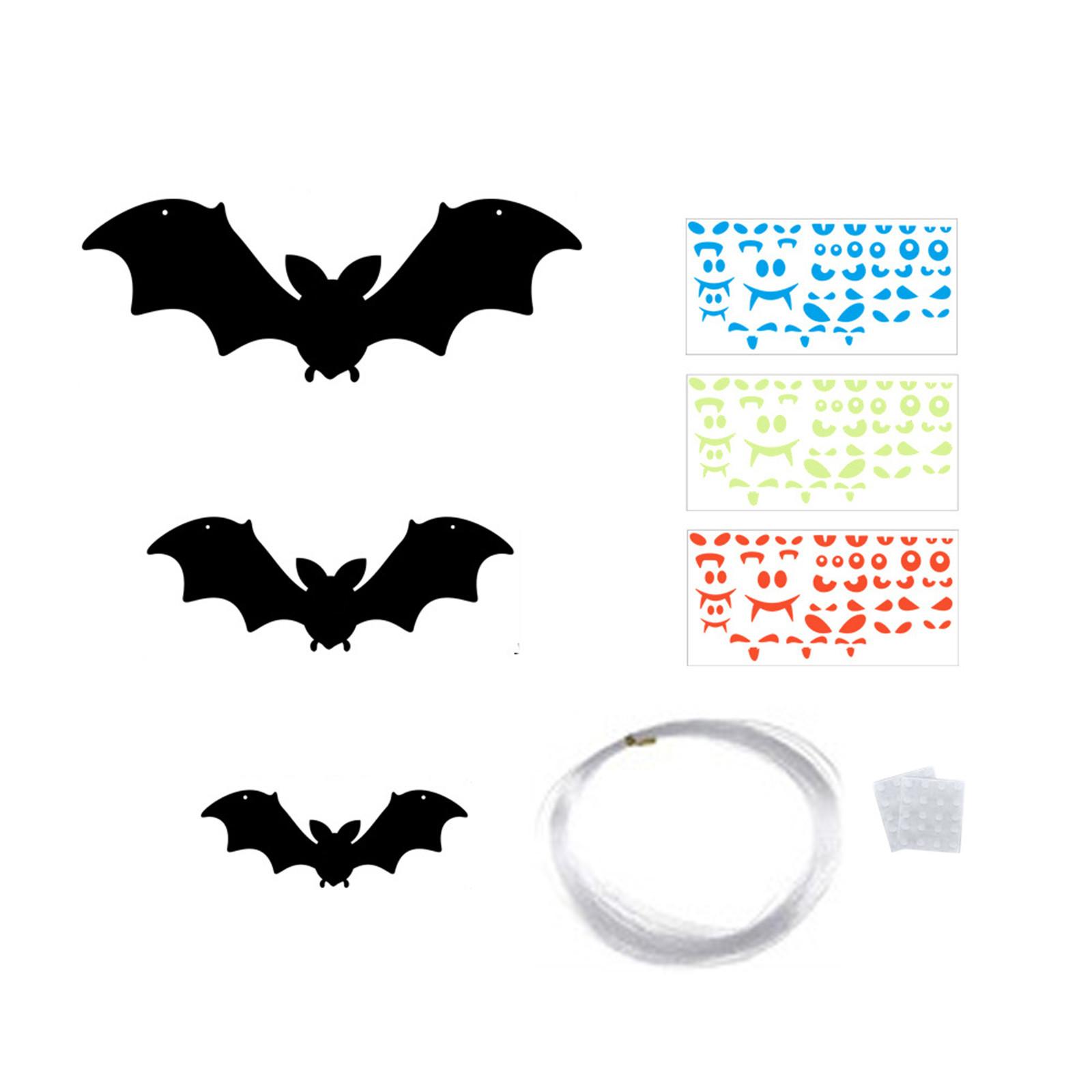 12 упаковок подвесных летучих мышей, уличные украшения на Хэллоуин, водонепроницаемый пластик, One Size
12 упаковок подвесных летучих мышей, уличные украшения на Хэллоуин, водонепроницаемый пластик, One Size