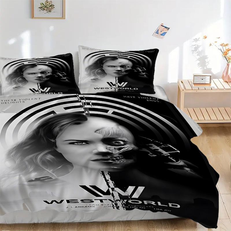 3pcs Westworld poster Duvet Cover Set (1 Duvet Cover + 2 Pillowcases, No Core) - Comfortable, And Breathable Bedroom Decoration yy251104094 135x200cm
3pcs Westworld poster Duvet Cover Set (1 Duvet Cover + 2 Pillowcases, No Core) - Comfortable, And Breathable Bedroom Decoration yy251104094 135x200cm
