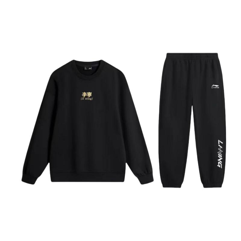 Li-Ning Letter Print Round Neck Loose Fit Drop Shoulder Pullover Long Sleeve Top And Mid Waist Elastic Pants Casual Sports Set AWDU925-5+YKLU208-1 M
Li-Ning Letter Print Round Neck Loose Fit Drop Shoulder Pullover Long Sleeve Top And Mid Waist Elastic Pants Casual Sports Set AWDU925-5+YKLU208-1 M