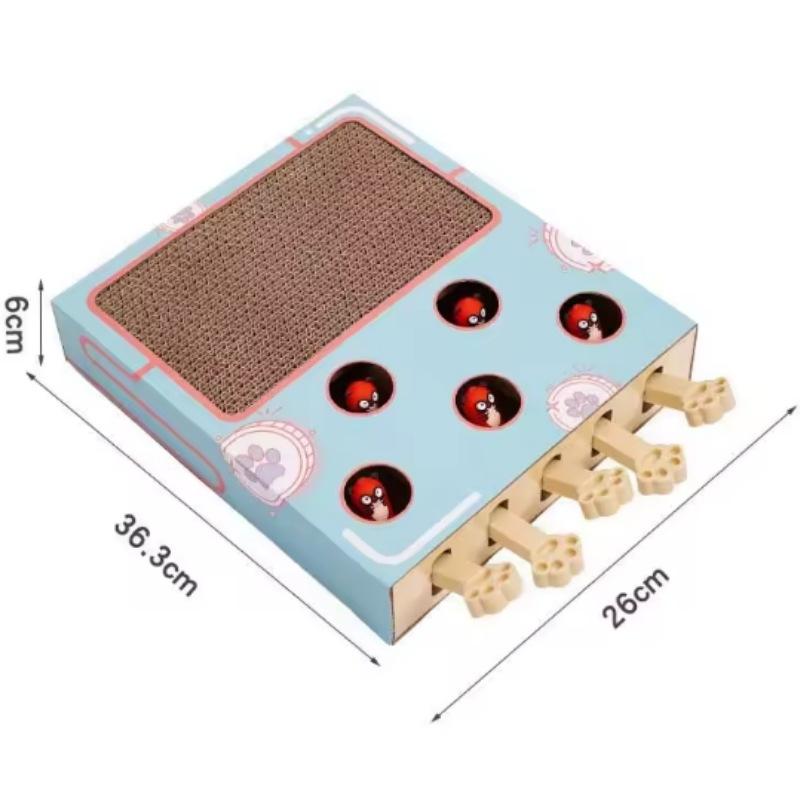 Cat Toy Whack-a-Mole Cat Scratching Board Toy Grinding Claw Rest Play Funny CatInteractive Multifunctional Cat Supplies
Cat Toy Whack-a-Mole Cat Scratching Board Toy Grinding Claw Rest Play Funny CatInteractive Multifunctional Cat Supplies