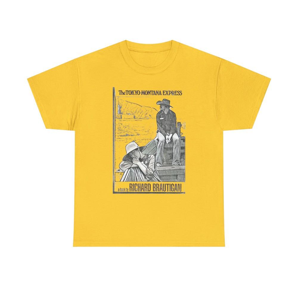 Richard Brautigan Tokyo Montana Express Graphic Art Unisex Heavy Cotton T-Shirt 4XL
Richard Brautigan Tokyo Montana Express Graphic Art Unisex Heavy Cotton T-Shirt 4XL